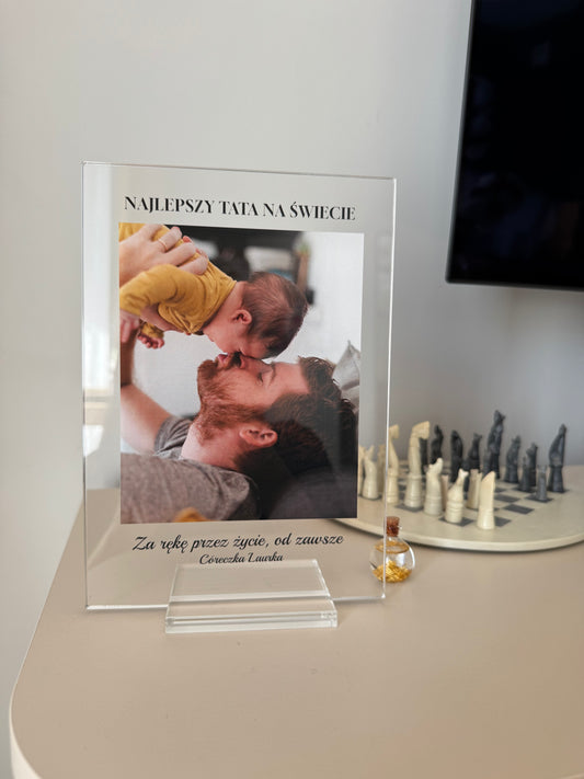 Personalizowana tabliczka "Najlepszy Tata"
