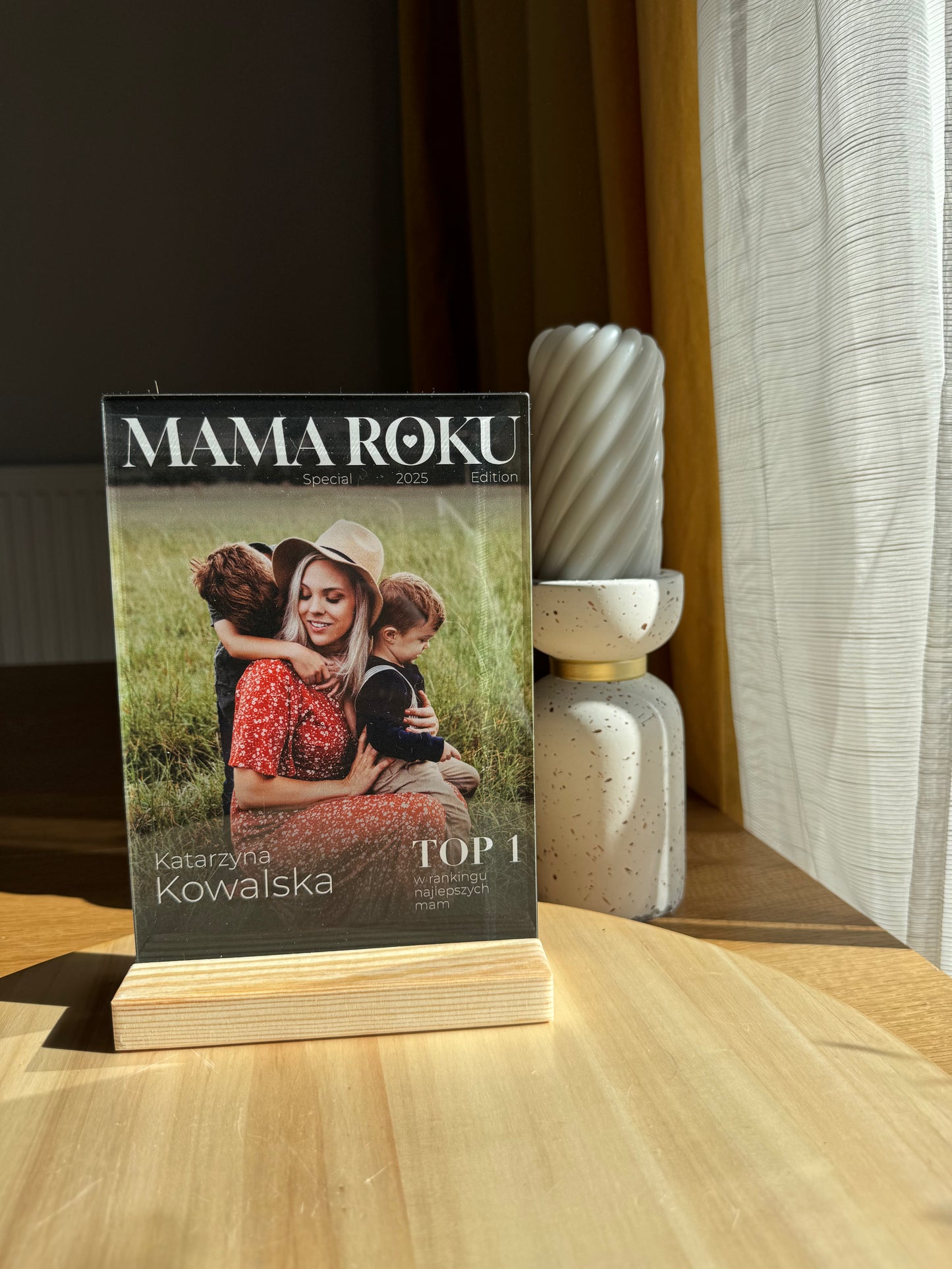 Personalizowana Tabliczka "Mama Roku"