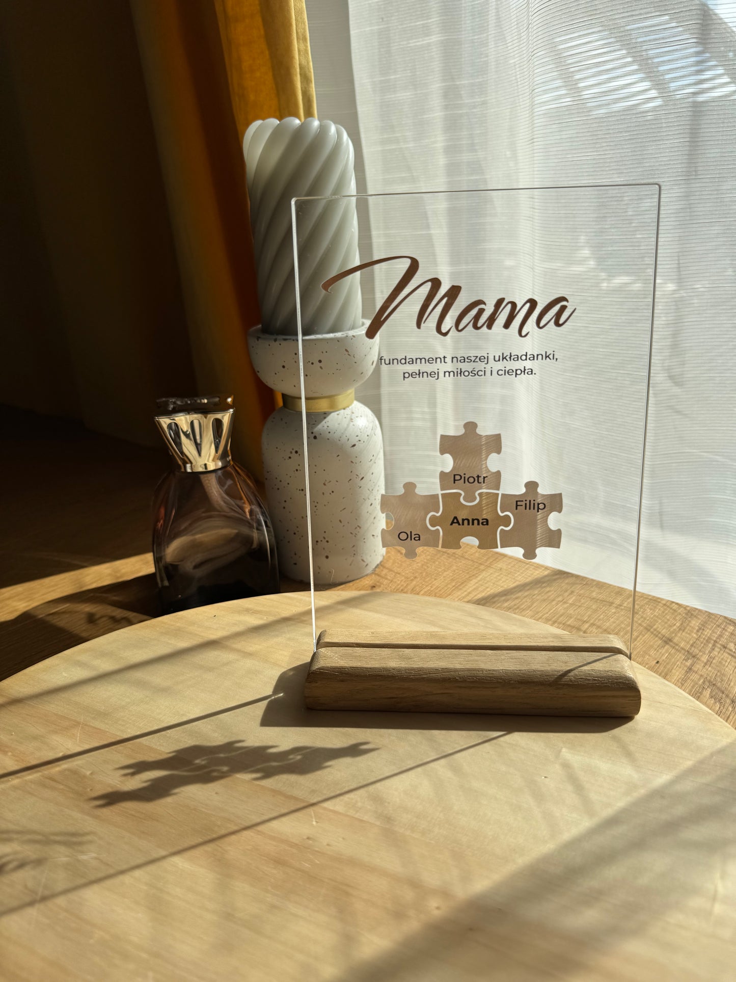 Personalizowana Tabliczka "Mama Puzzle"