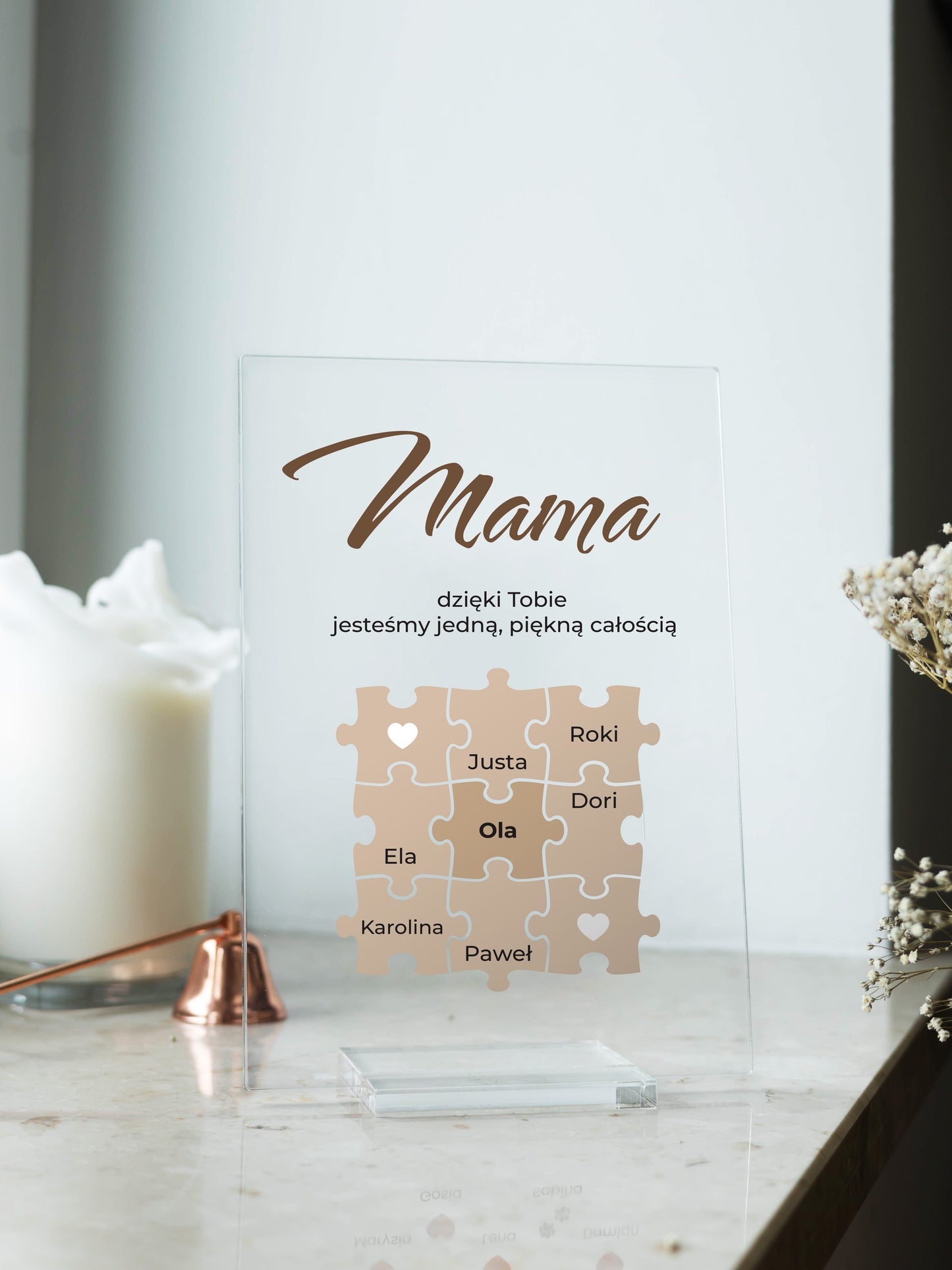 Personalizowana Tabliczka "Mama Puzzle"
