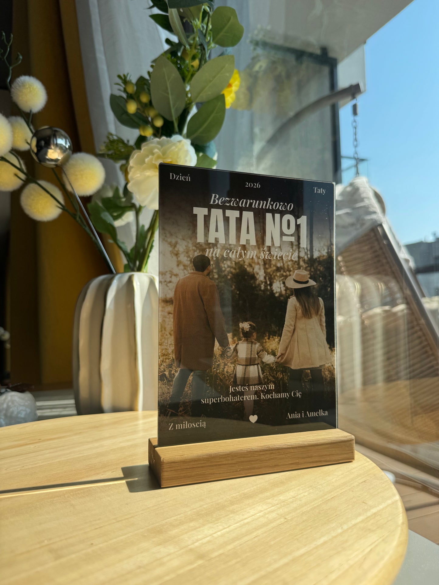 Personalizowana Tabliczka "Okładka książki dla Taty"