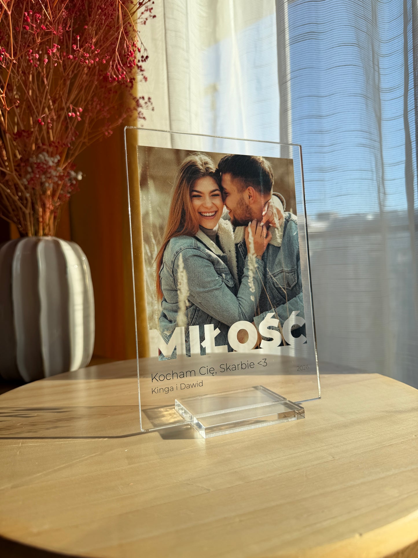 Personalizowana Tabliczka "LOVE/MIŁOŚC"