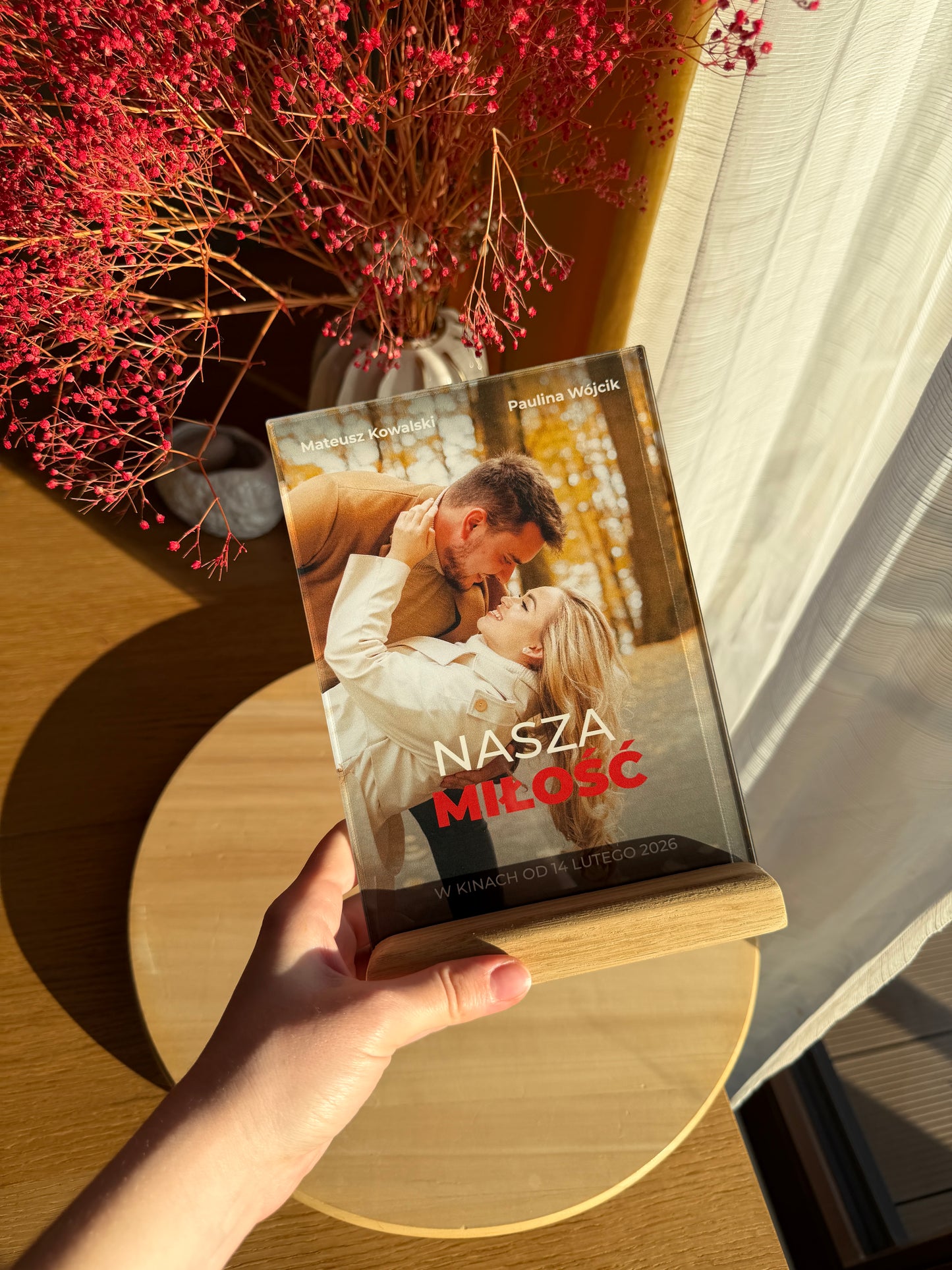 Personalizowana Tabliczka "Jesteśmy w filmie"