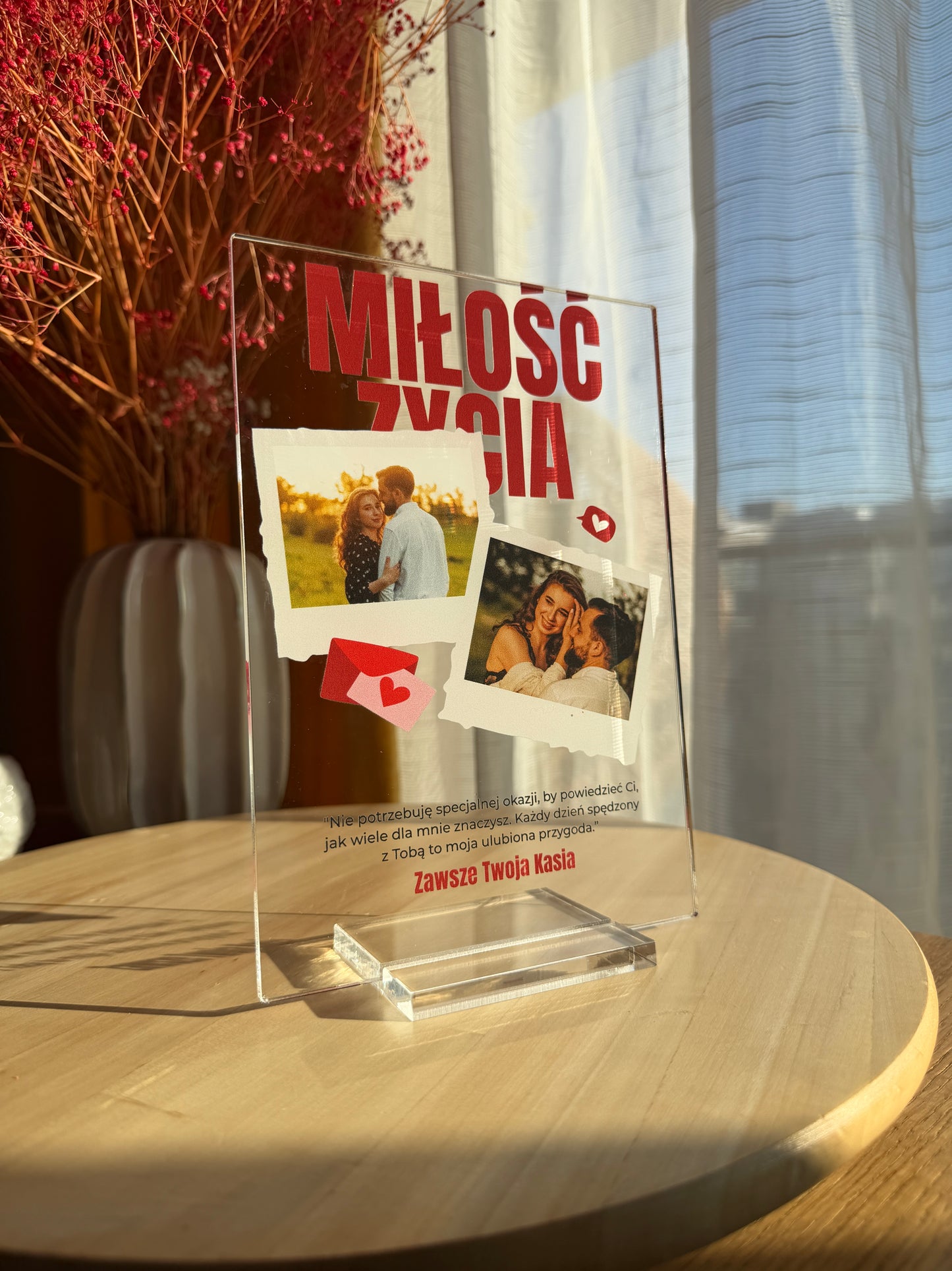 Personalizowana Tabliczka "Miłość Życia"