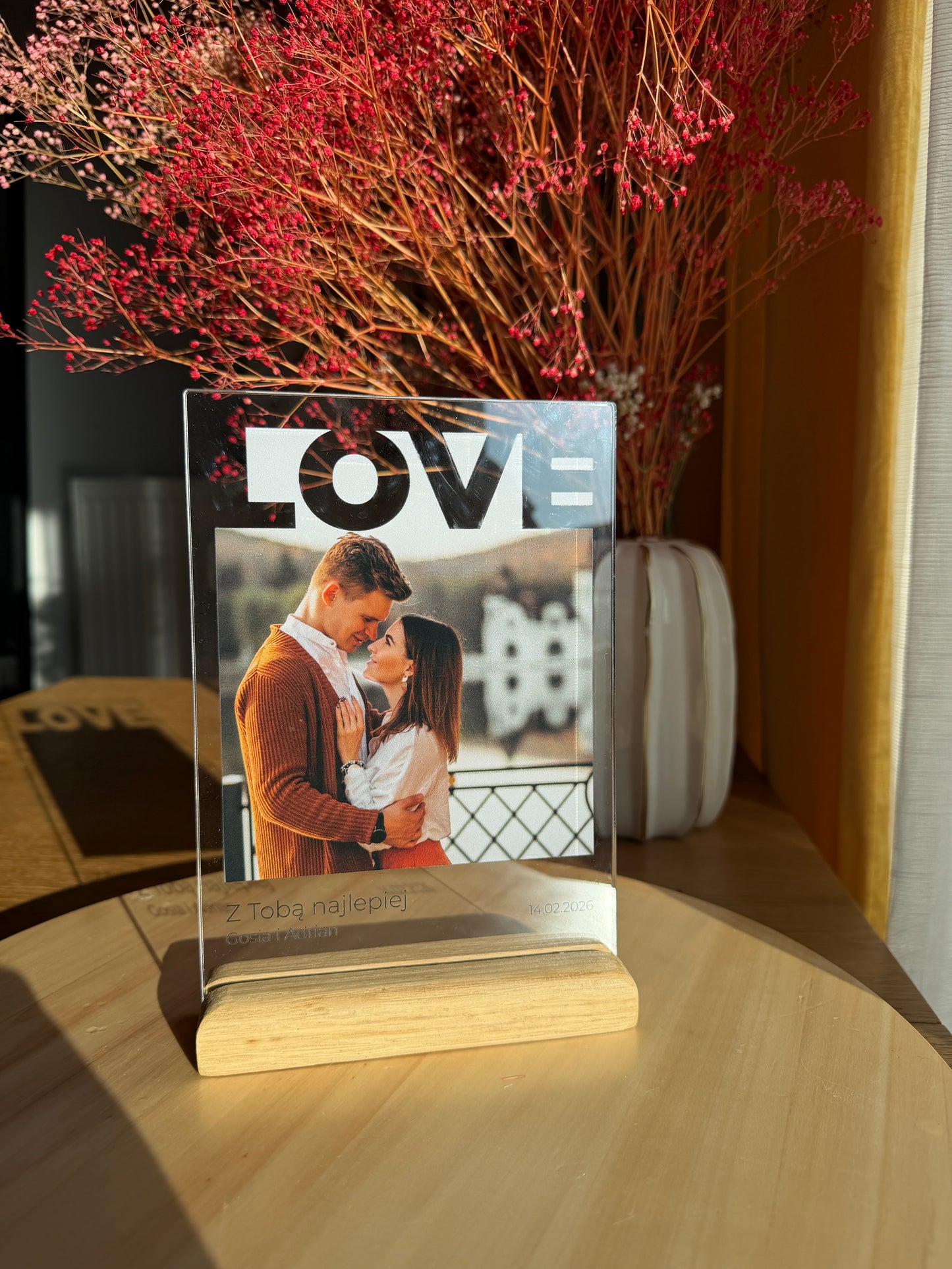 Personalizowana Tabliczka "LOVE/MIŁOŚC"