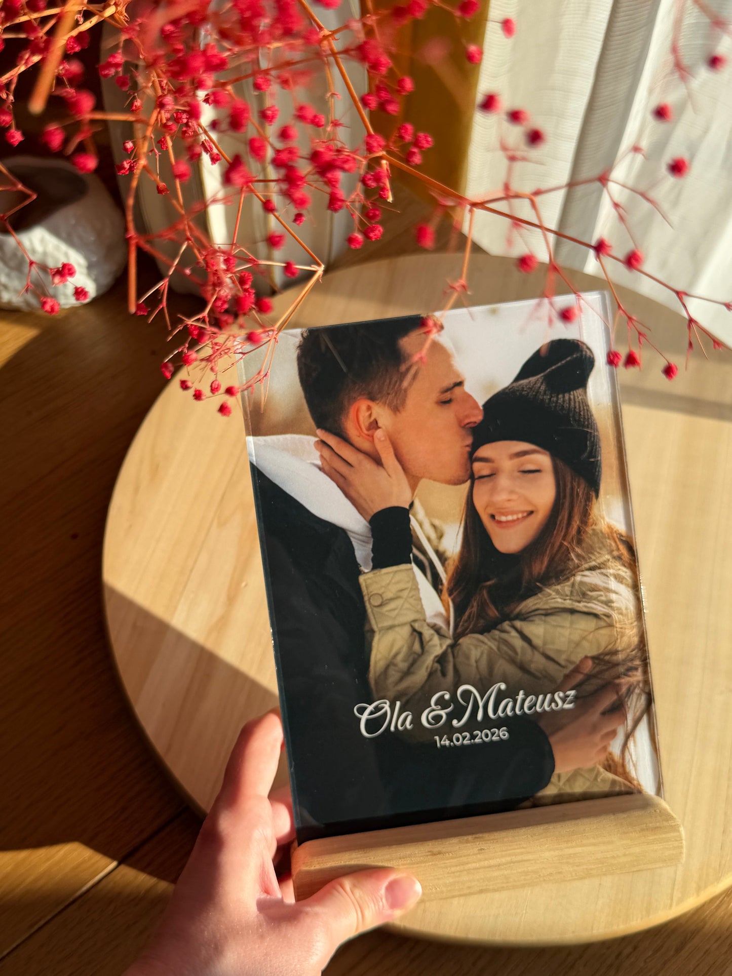 Personalizowana tabliczka "Uchwycone na Tabliczce"