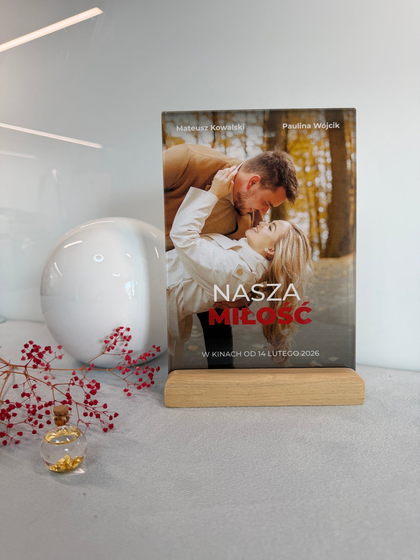 Personalizowana Tabliczka "Jesteśmy w filmie"