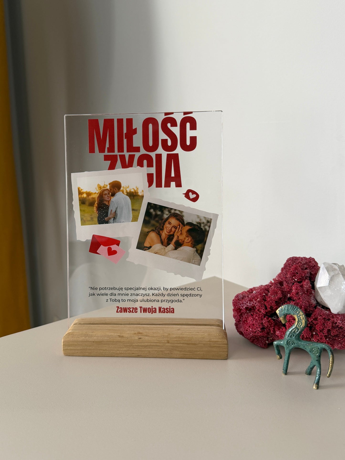 Personalizowana Tabliczka "Miłość Życia"