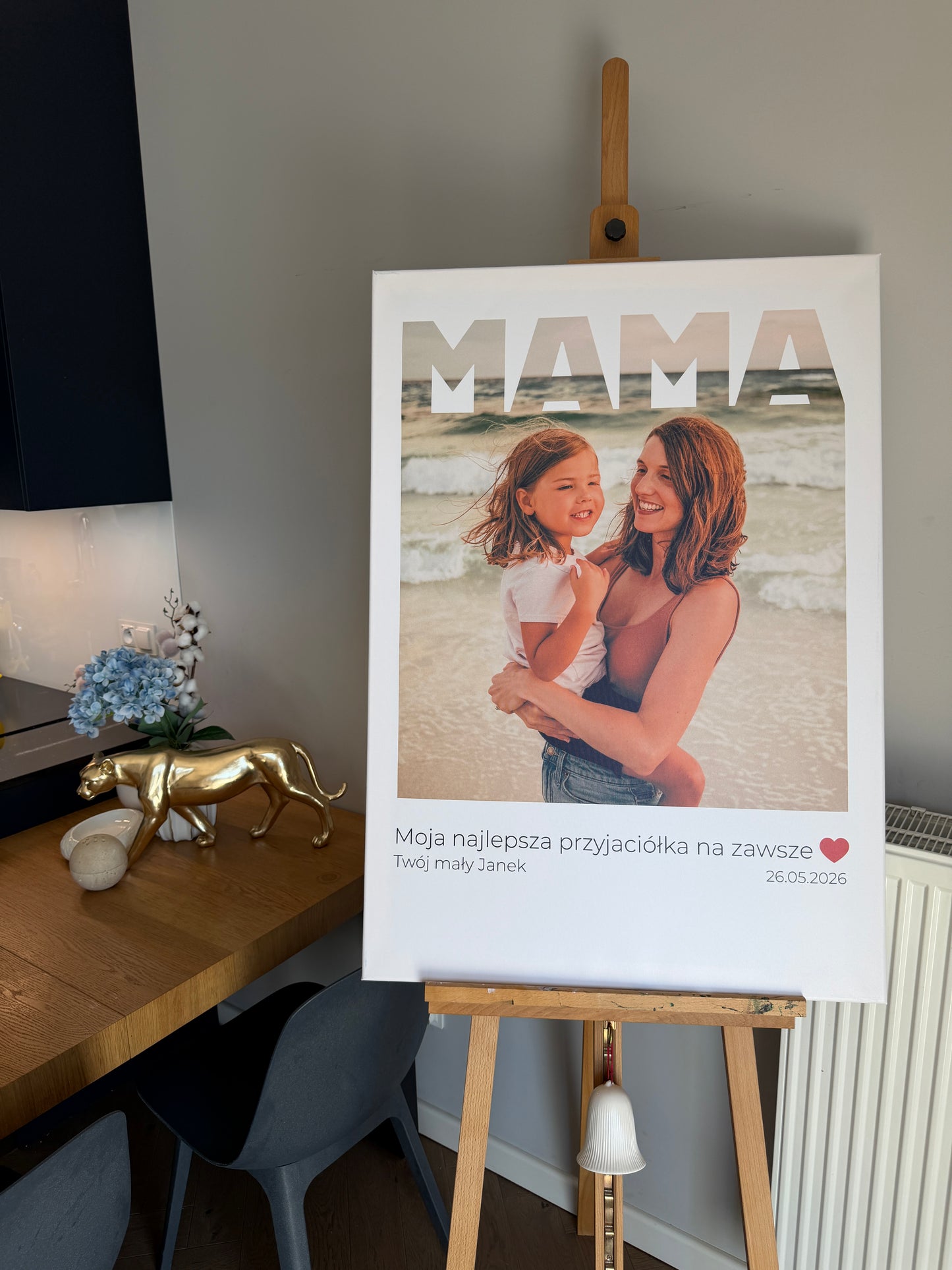 Personalizowane Płótno "MAMA – z miłością w kadrze"