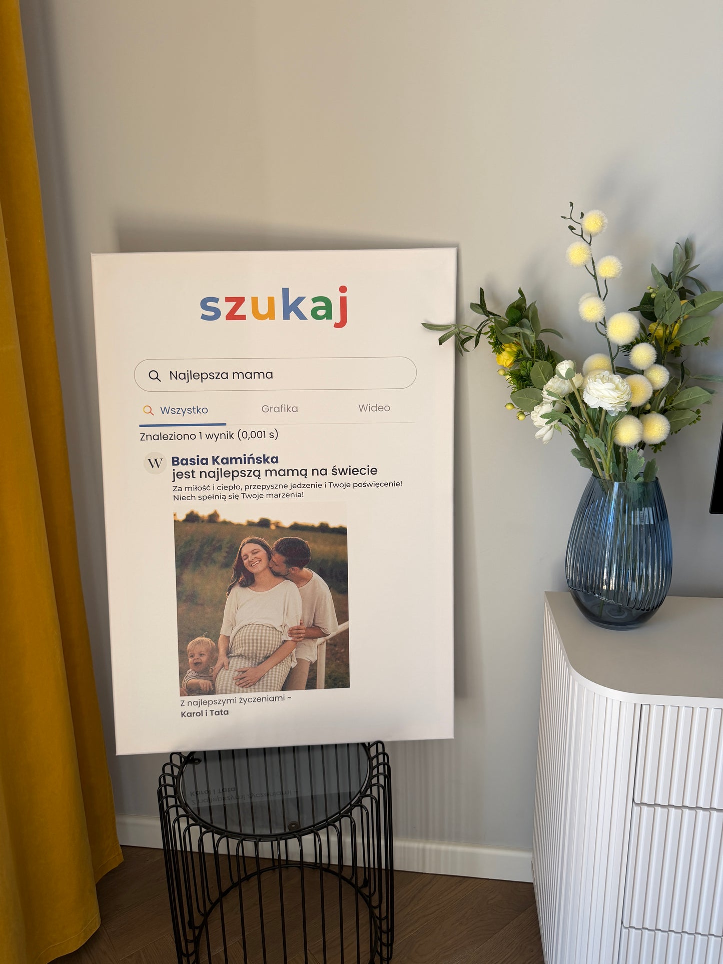 Personalizowane Płótno "Szukaj" dla Mamy / Żony / Dziewczyny / Babci