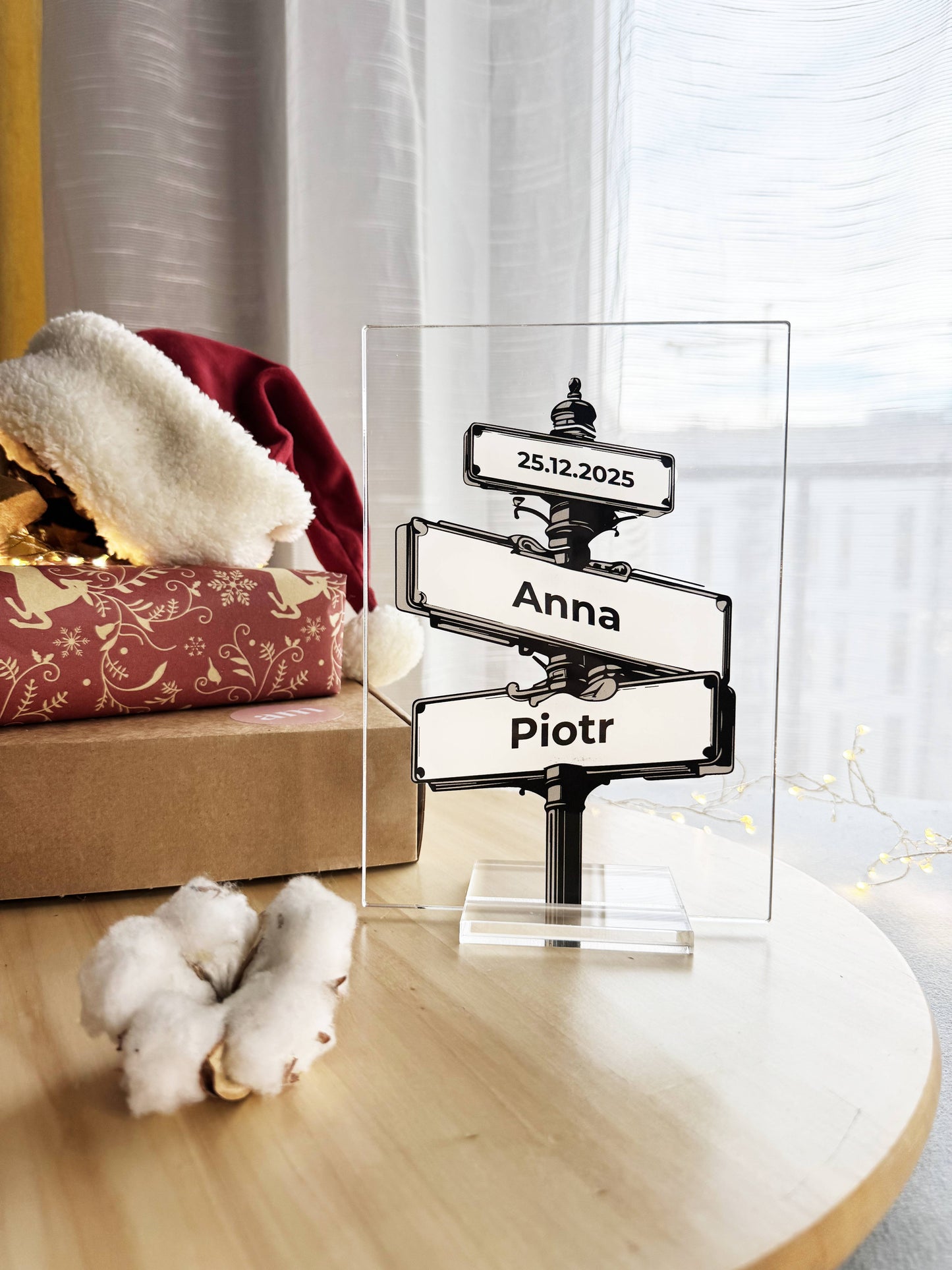 Personalizowana Tabliczka "Aleja wspólnej drogi" (2 wersje)