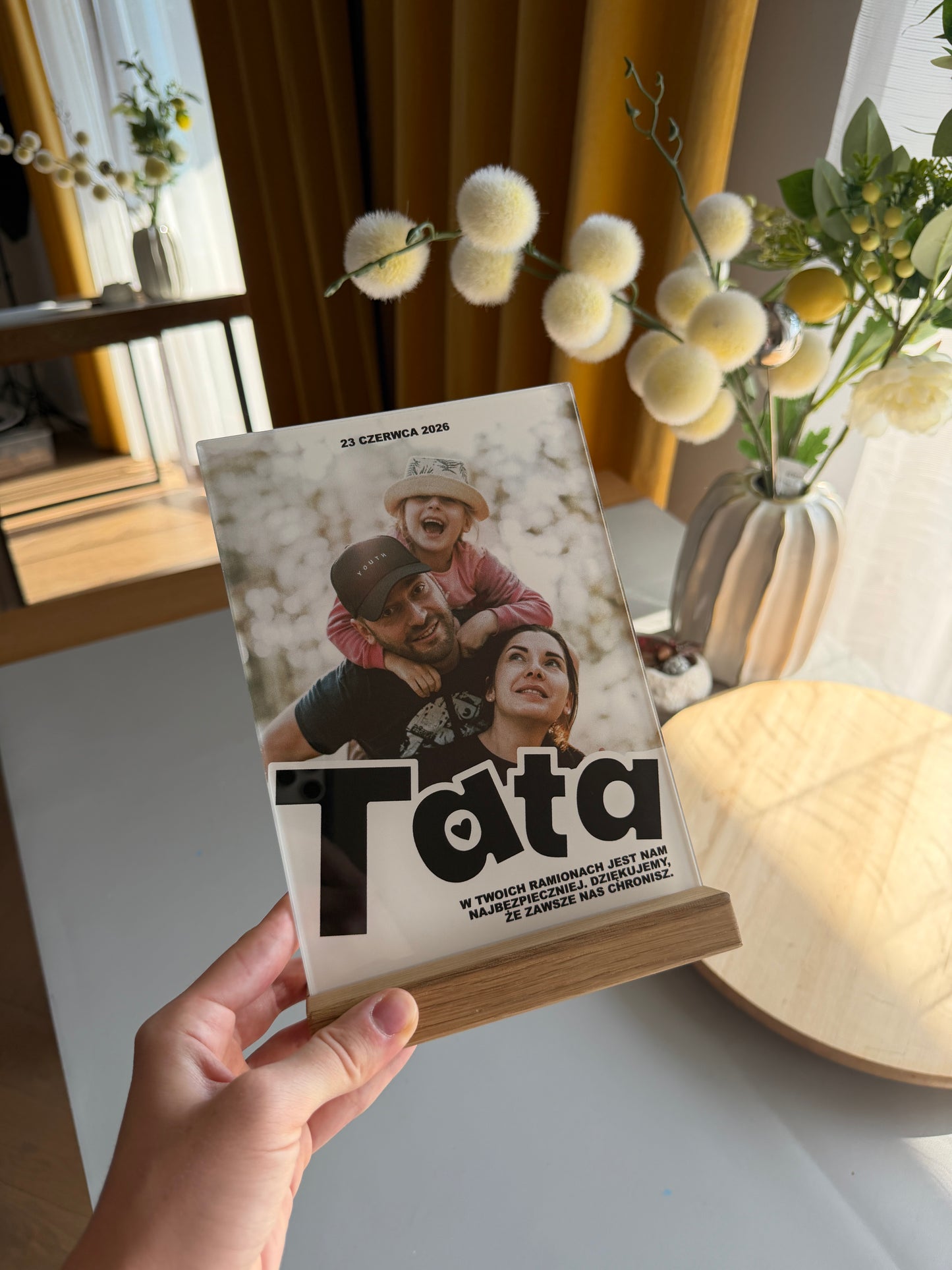 Personalizowana Tabliczka "W Twoich Ramionach"