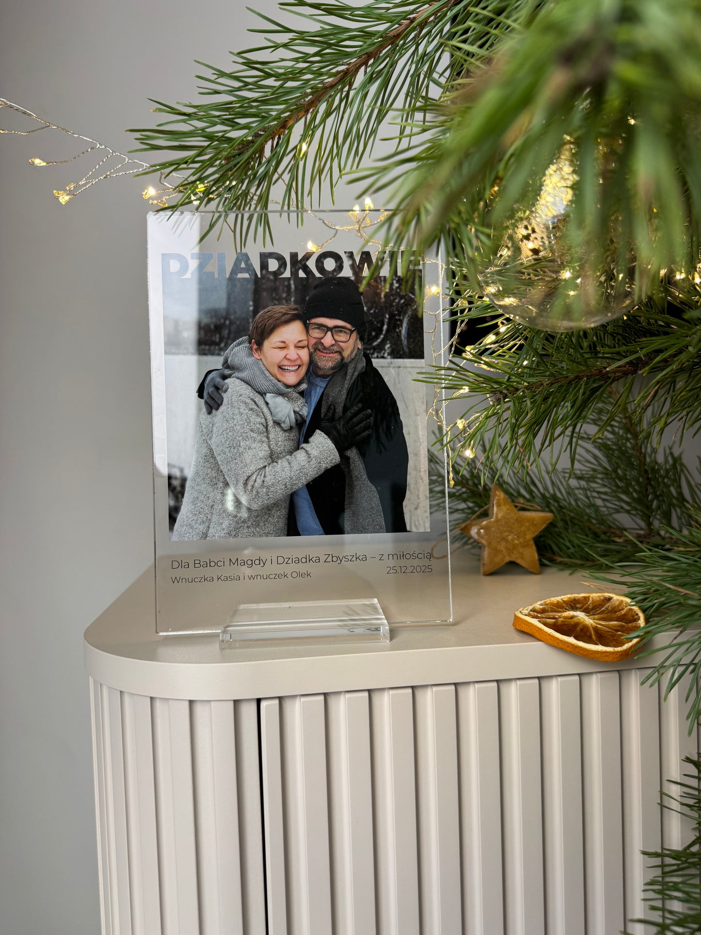 Personalizowana Tabliczka "Rodzice/Dziadkowie – z miłością w kadrze"