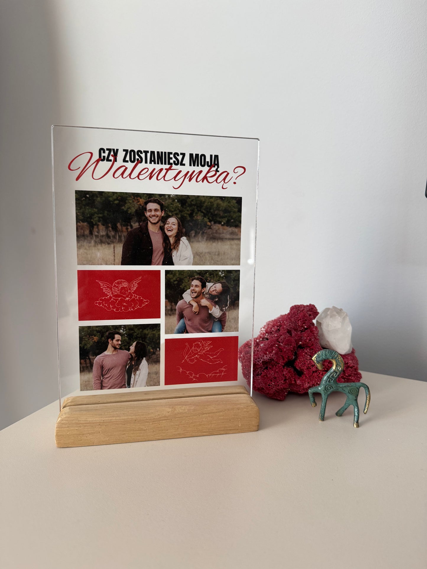 Personalizowana Tabliczka "Czy zostaniesz Moją Walentynką?"