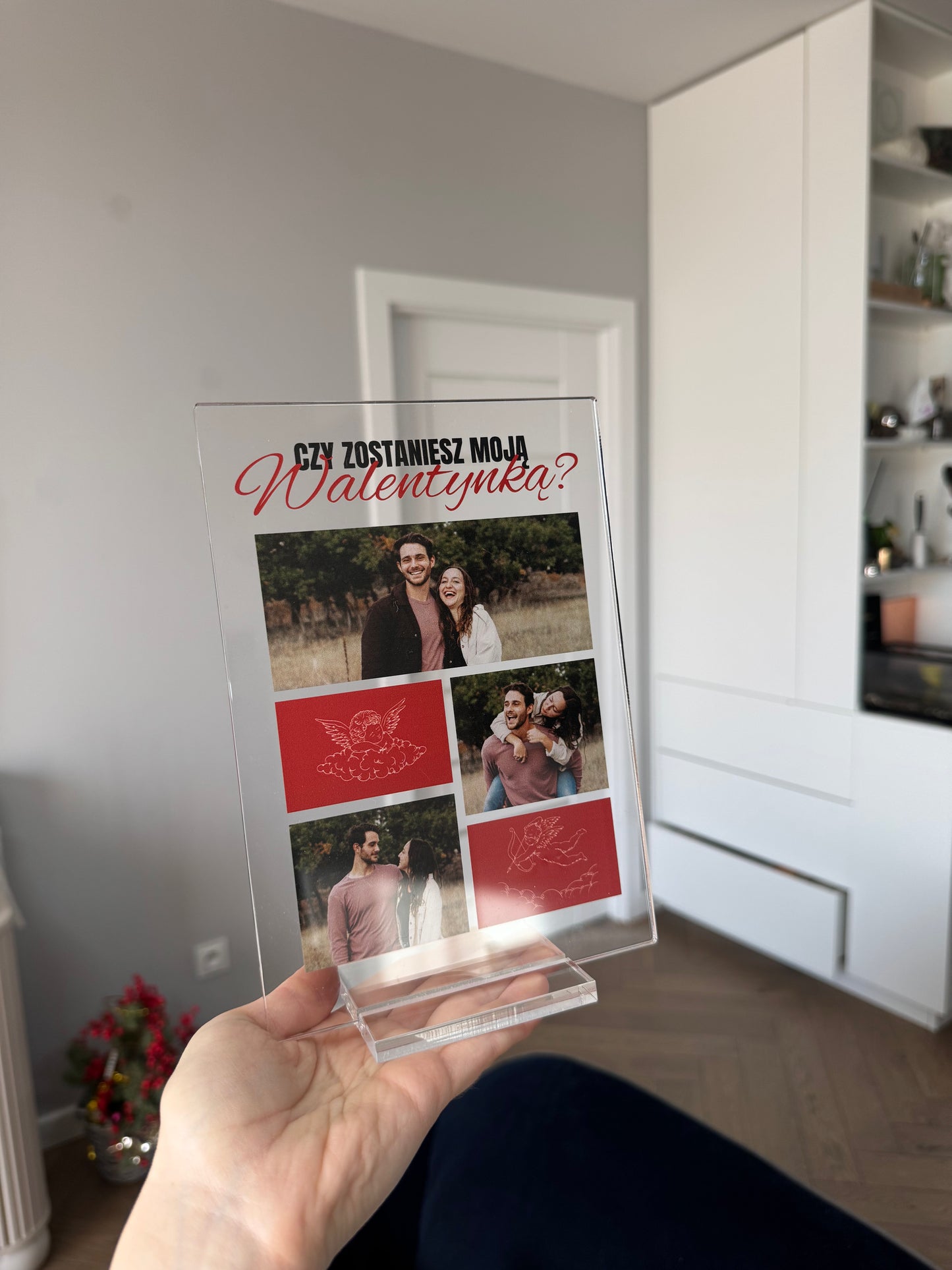 Personalizowana Tabliczka "Czy zostaniesz Moją Walentynką?"