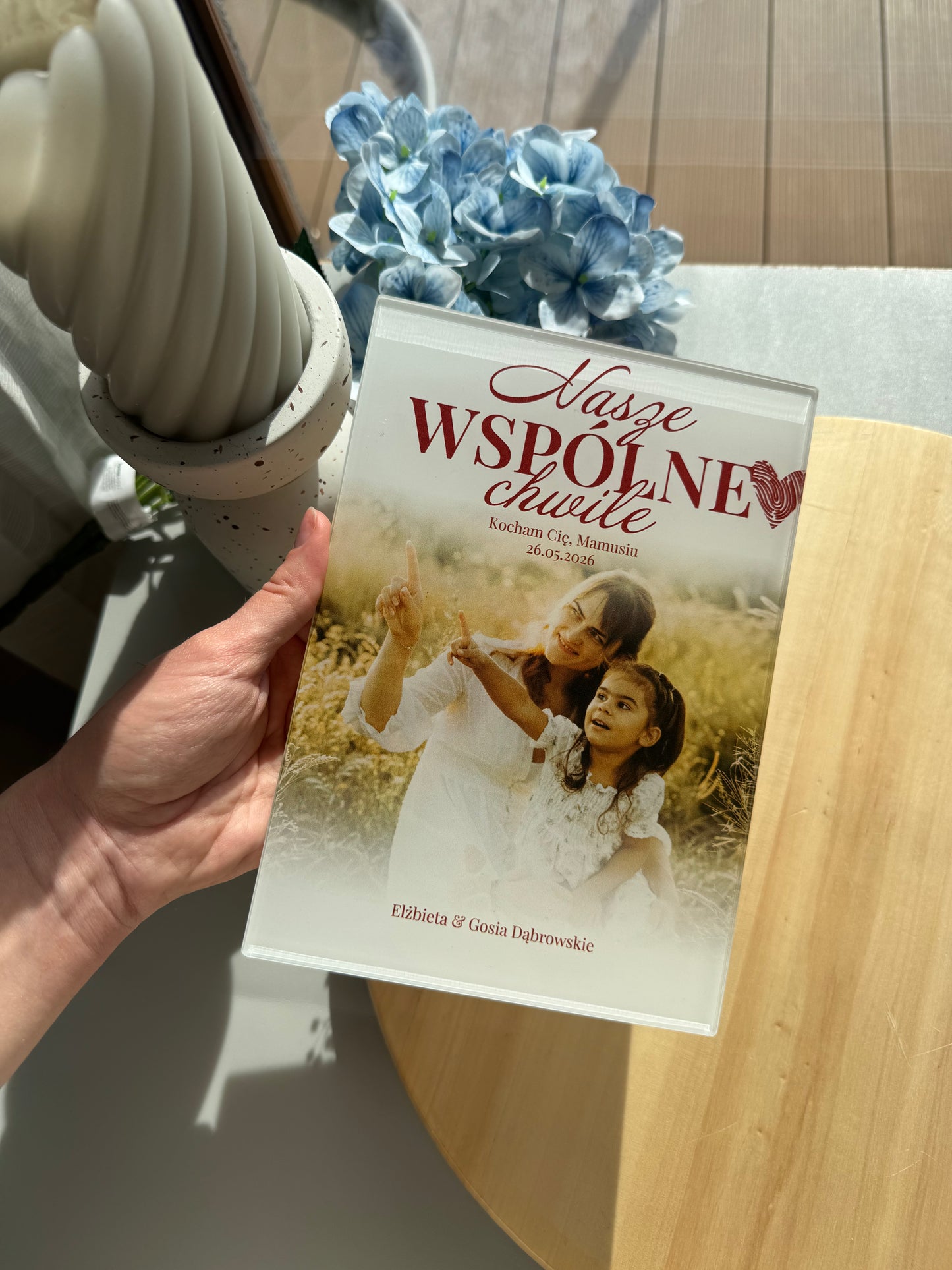 Personalizowana Tabliczka "Nasze wspólne chwile"
