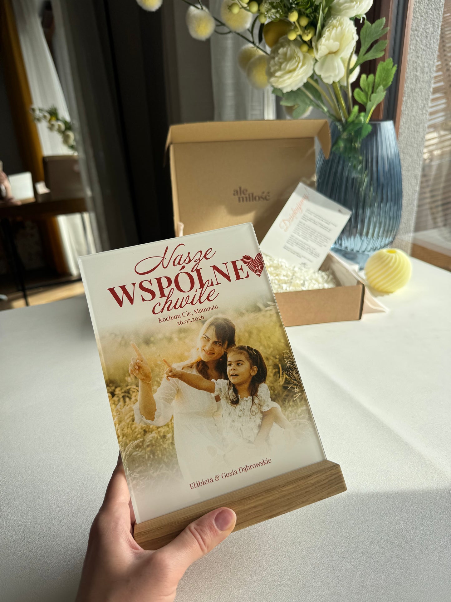 Personalizowana Tabliczka "Nasze wspólne chwile"