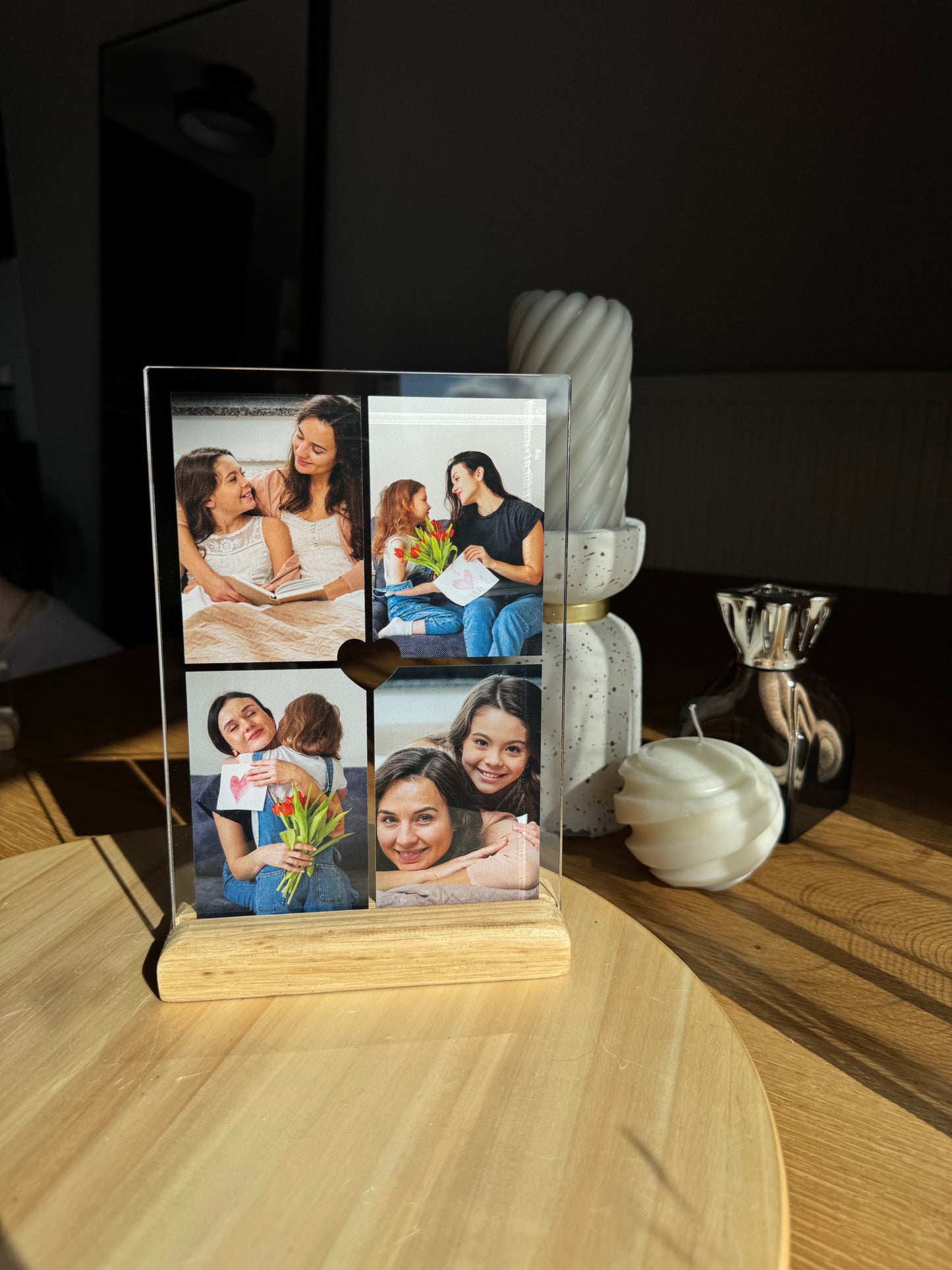 Personalizowana Tabliczka "4 miłosne zdjęcia" (3 wersje)