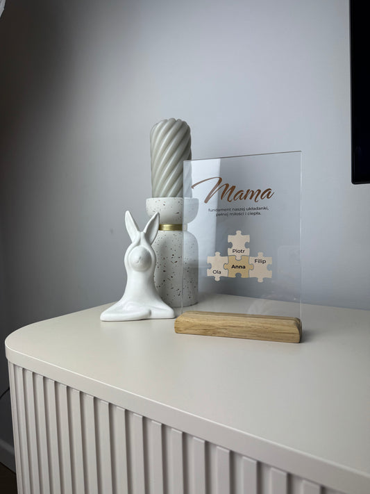 Personalizowana Tabliczka "Mama Puzzle"
