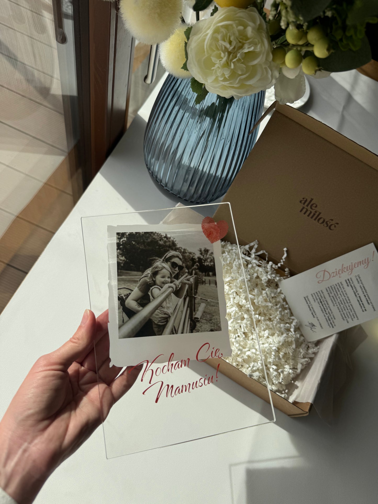 Personalizowana Tabliczka "Mama Polaroid" (1 zdjęcie)
