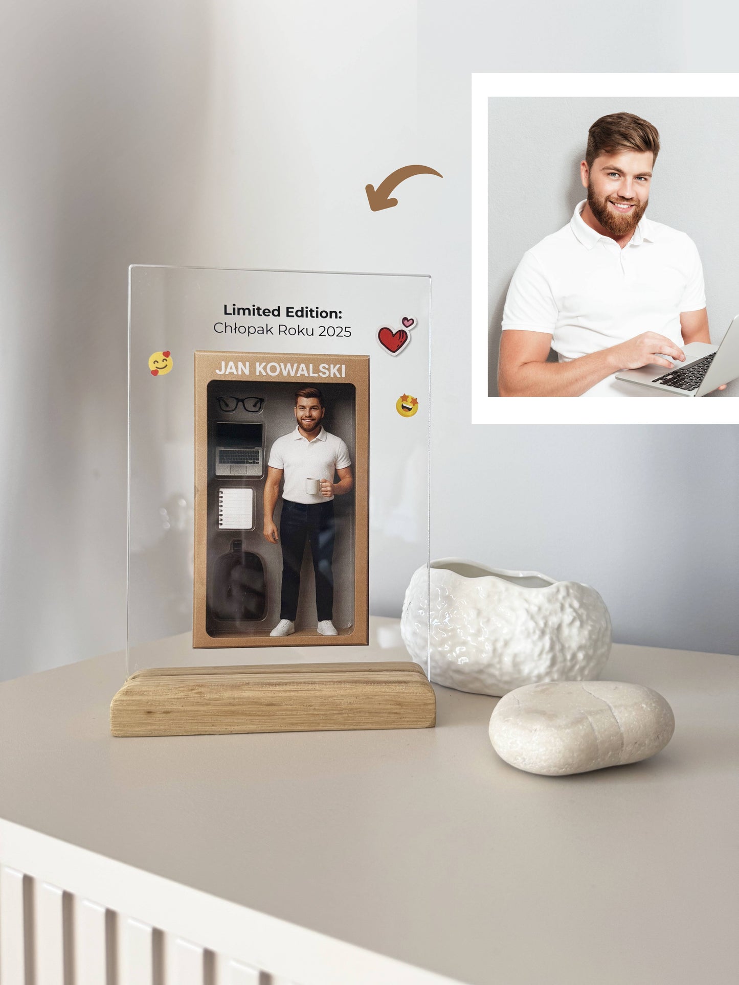 Personalizowana Tabliczka "Lalka w boksie"