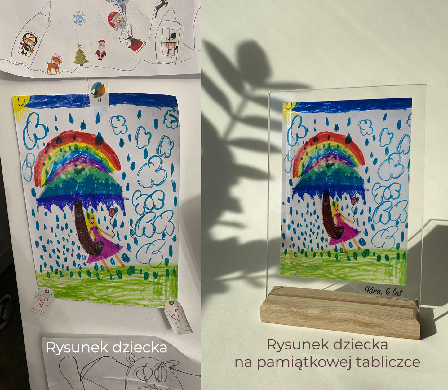 Tabliczka Z Rysunkiem Dziecka